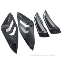 Modified motorcycle xmax300 xmax 300 front rear turn signal tail lamp light protect guard cover bright black color